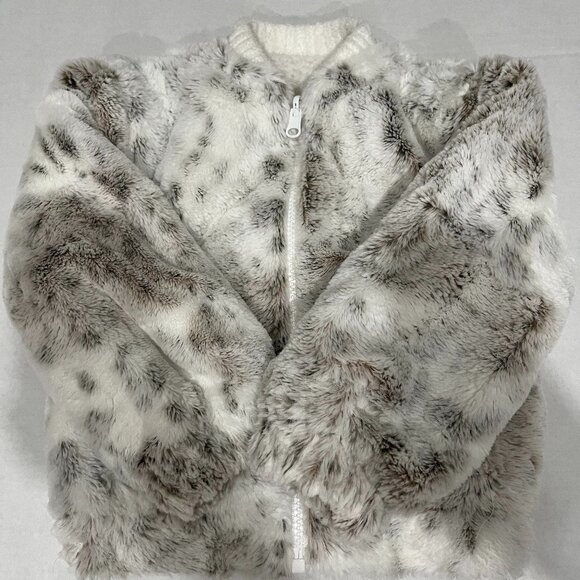 Girl - 2T/3T - Barefoot Dreams Cozy Chic Faux Fur Jacket